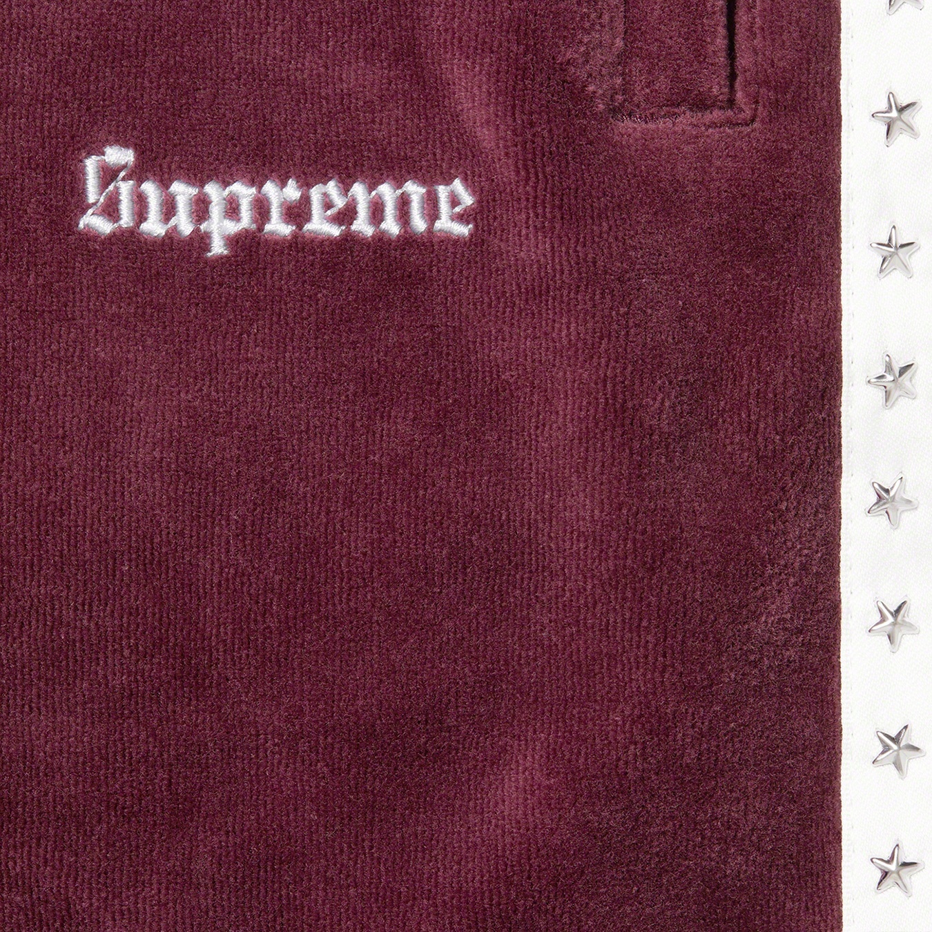 Studded Velour Track Pant view 7